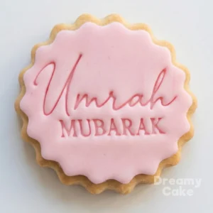 Umrah Mubarak Script Cookie Stamp | Islamic Fondant Embosser