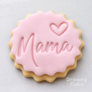 Mama Heart Cookie Stamp | Mother’s Day Fondant Embosser
