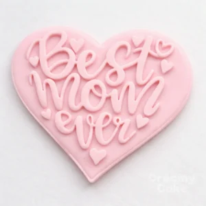 Best Mom Ever Heart Cookie Cutter & Embosser Set