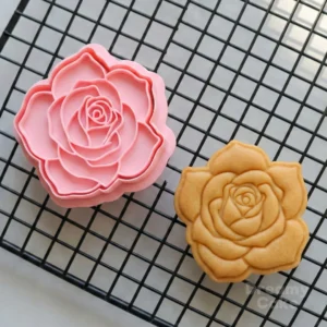 Rose Cookie Cutter & Embosser Set