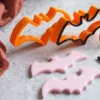 halloween-bat-cookie-cutter-set (4) Bat Cookie Cutter Set of 2 | Halloween Fondant & Biscuit Cutters